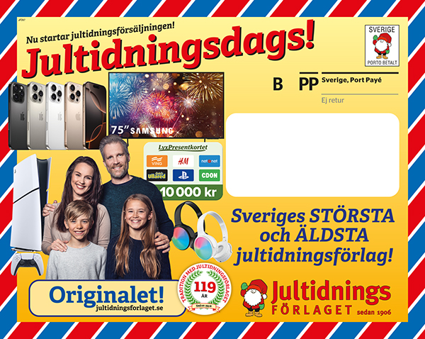 Sälja Jultidningar 2025 Säljmaterial Jultidningsförlaget